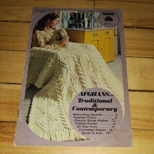 Beehive Patons Afghans Traditional  and Contemporary Colour Serries #10